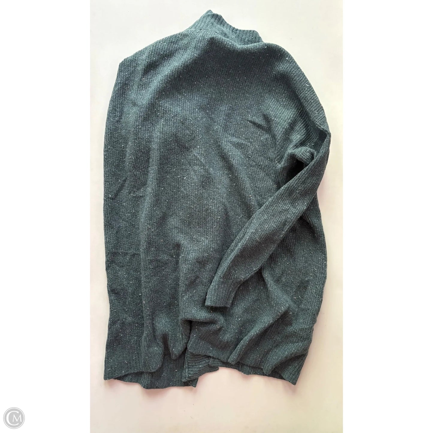 Sweater Cardigan By Loft In Green, Size: Xl