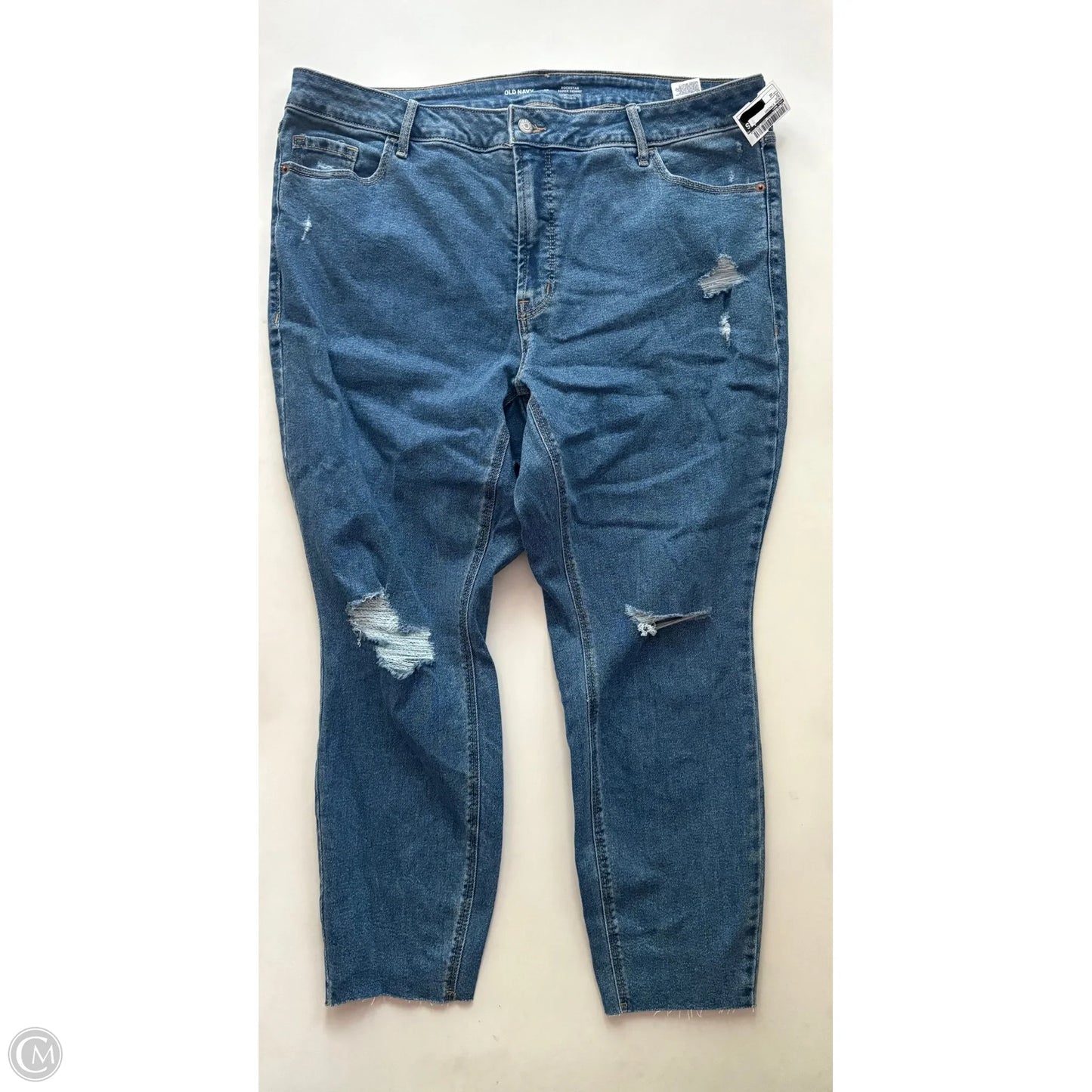 Jeans Straight By Old Navy In Blue, Size: 22