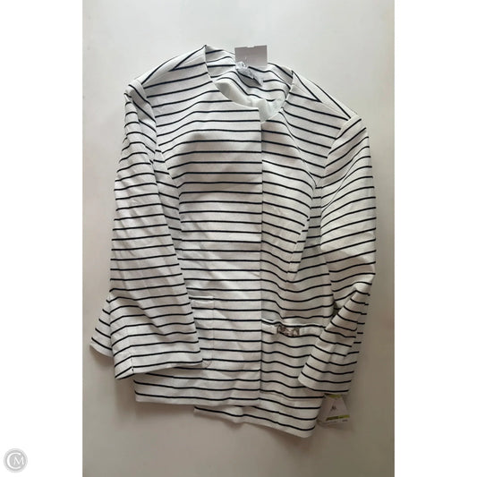 Blazer By Kasper In Striped Pattern, Size: 1x