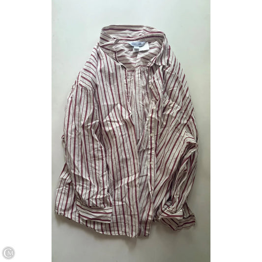 Top Long Sleeve By Old Navy In Striped Pattern, Size: Xl