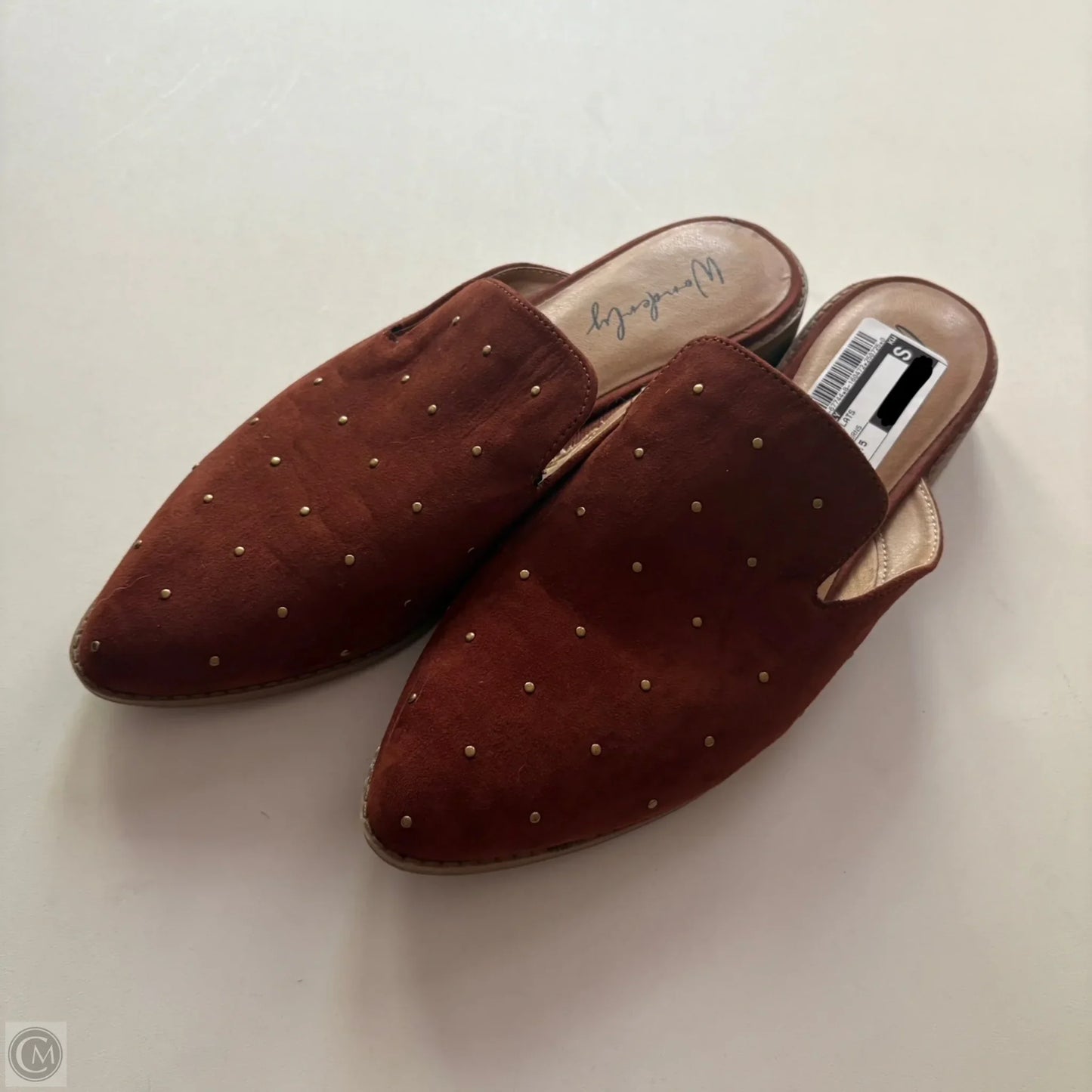 Shoes Flats By Wonderly In Brown, Size: 8.5