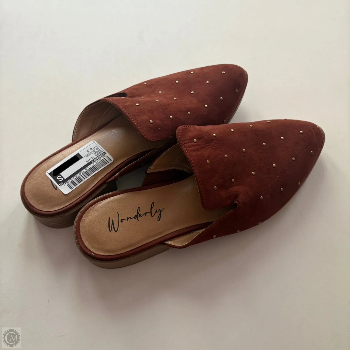 Shoes Flats By Wonderly In Brown, Size: 8.5
