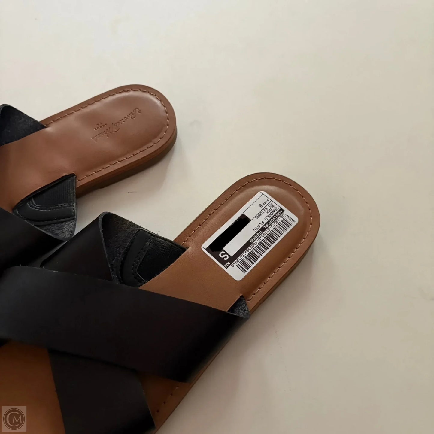 Sandals Flats By Universal Thread In Black, Size: 8