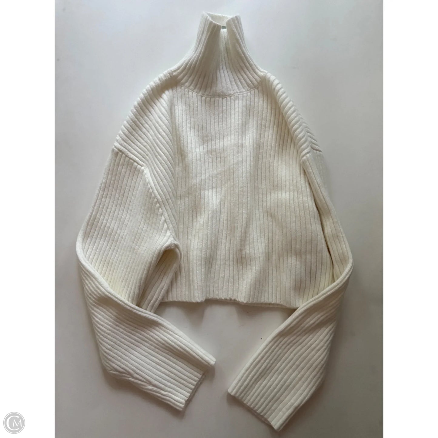 Sweater By H&m In Cream, Size: S