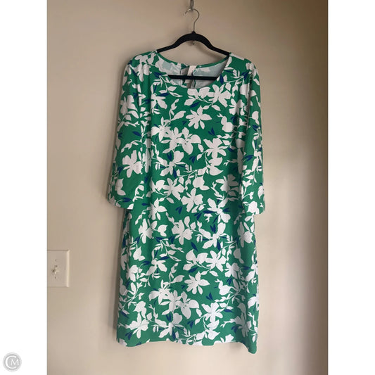 Dress Casual Maxi By Southern Tide In Floral Print, Size: Xl