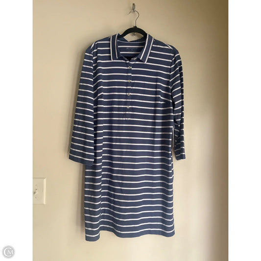 Dress Casual Maxi By Southern Tide In Striped Pattern, Size: Xl