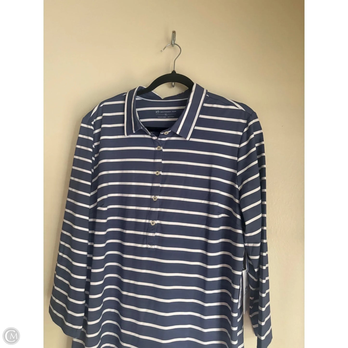 Dress Casual Maxi By Southern Tide In Striped Pattern, Size: Xl