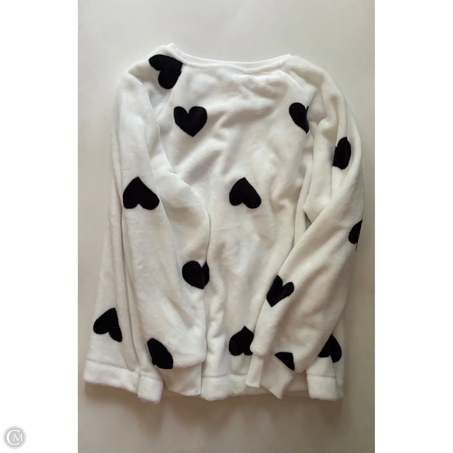 Sweatshirt Crewneck By Loft In White, Size: 2x