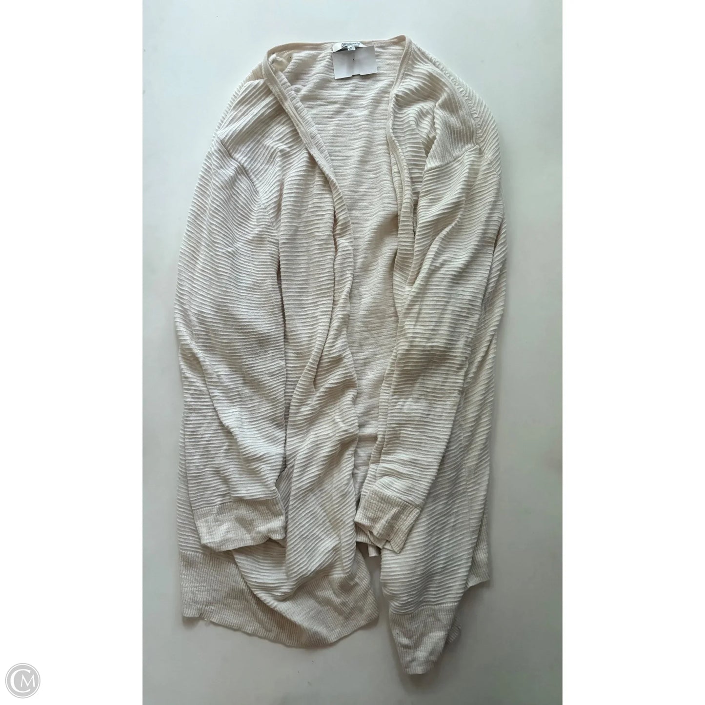 Sweater Cardigan By Madewell In Cream, Size: Xl