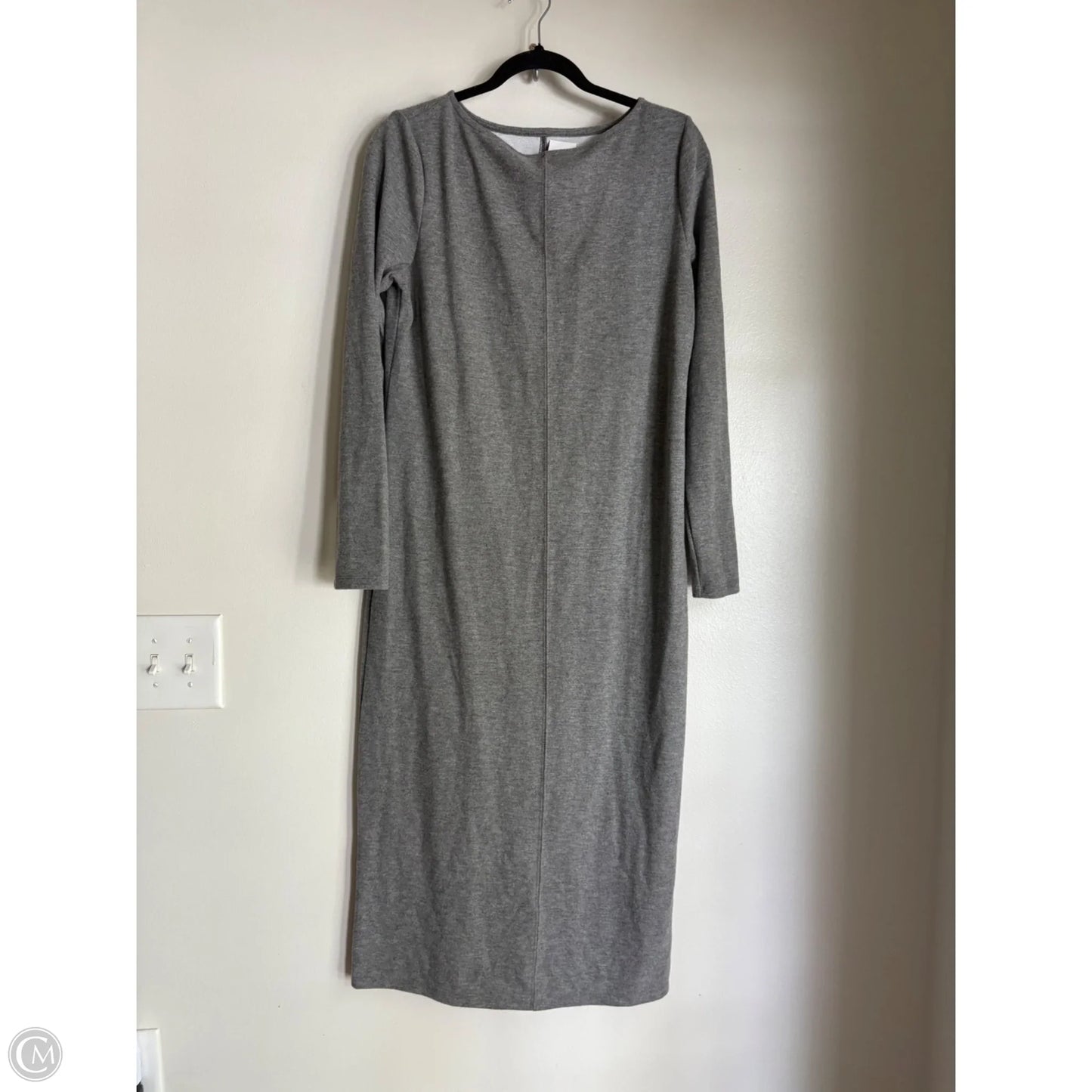 Dress Casual Maxi By A New Day In Grey, Size: M