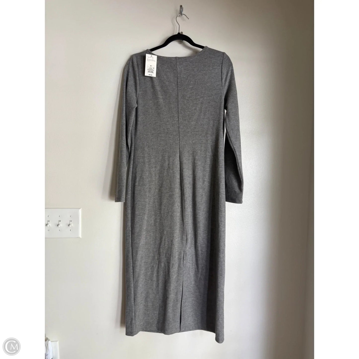 Dress Casual Maxi By A New Day In Grey, Size: M