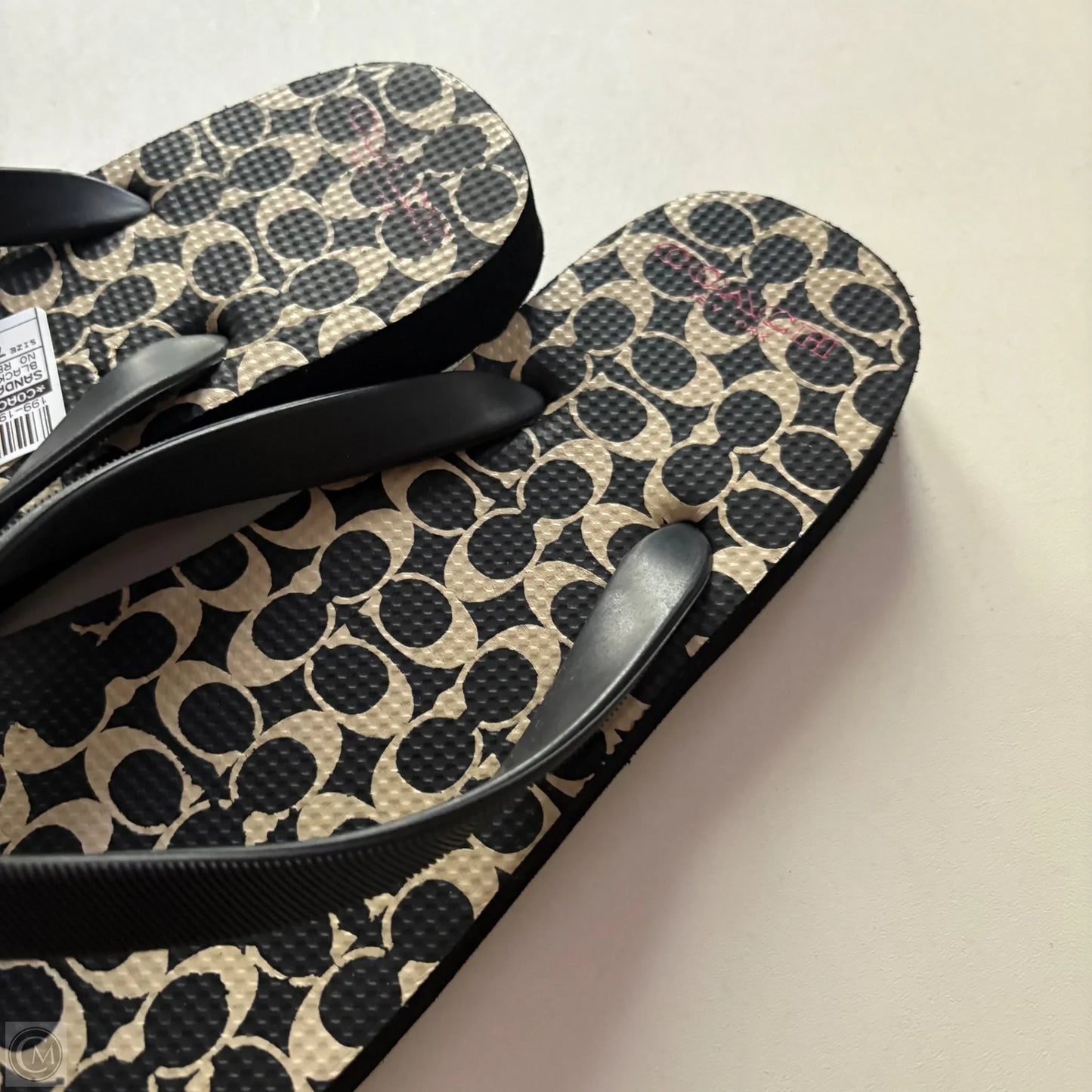 Sandals Designer By Coach In Black, Size: 7