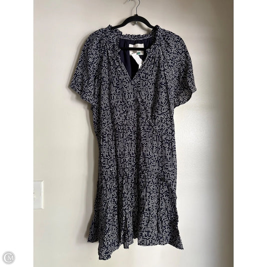 Dress Work By Anthropologie In Navy, Size: 1x