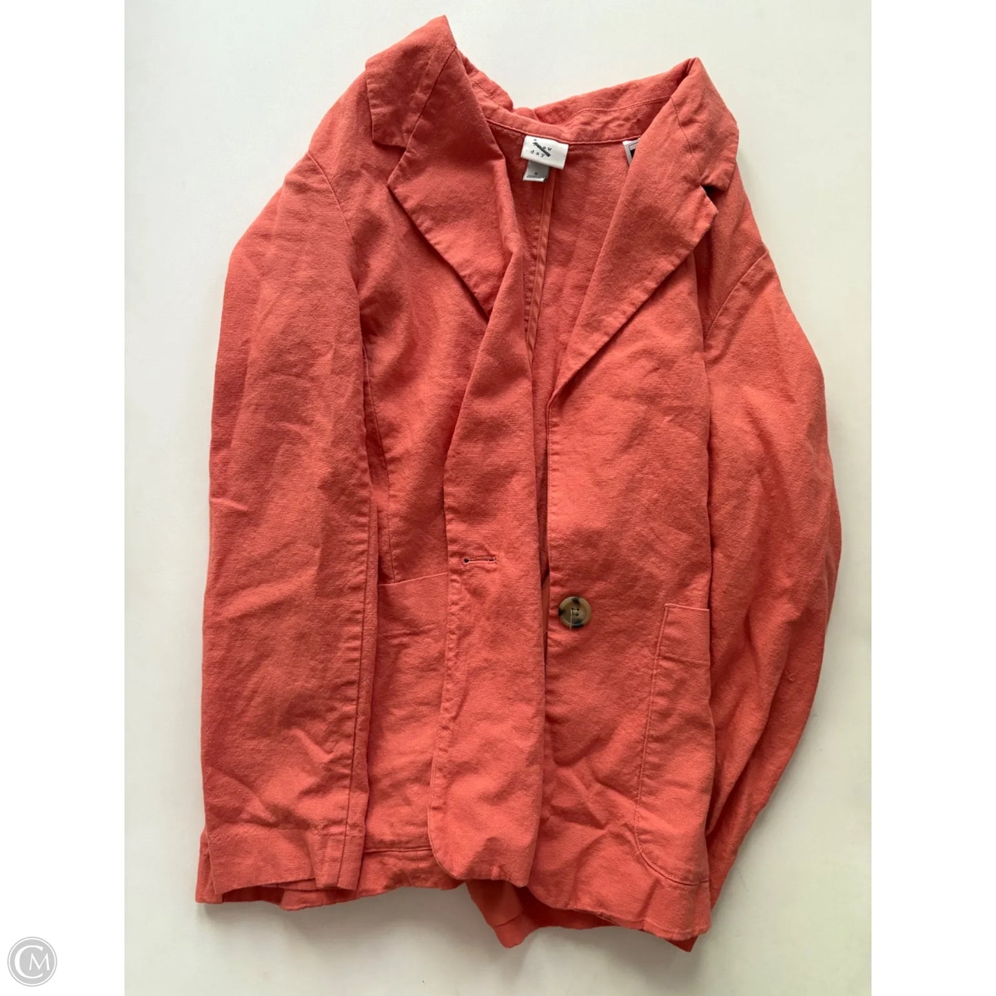 Blazer By A New Day In Orange, Size: S