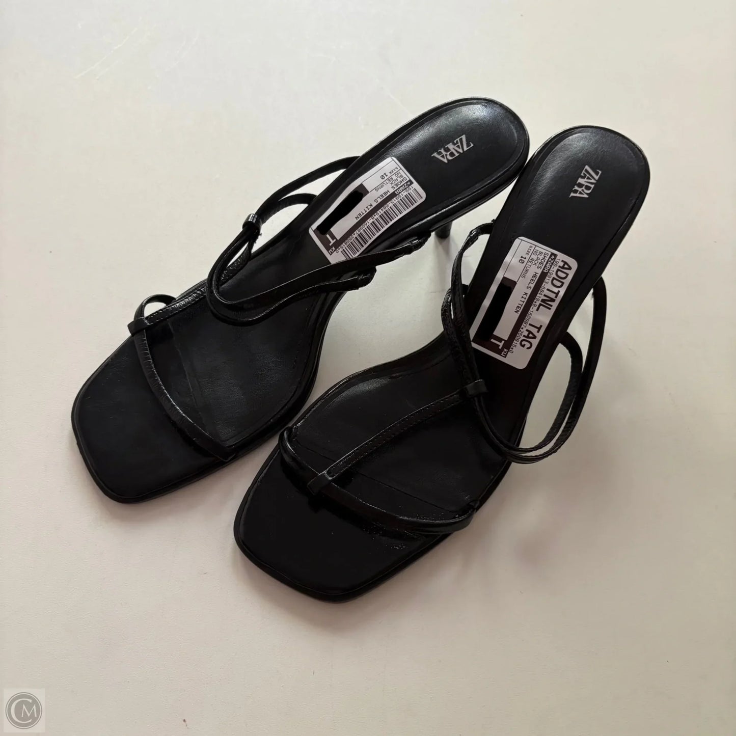 Shoes Heels Kitten By Zara In Black, Size: 10