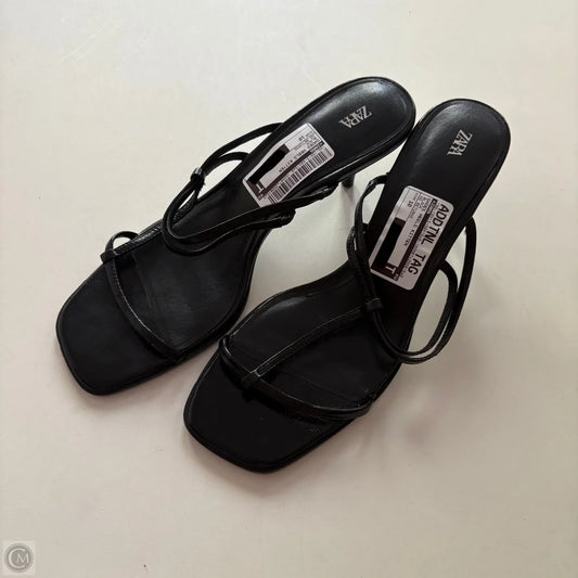 Shoes Heels Kitten By Zara In Black, Size: 10