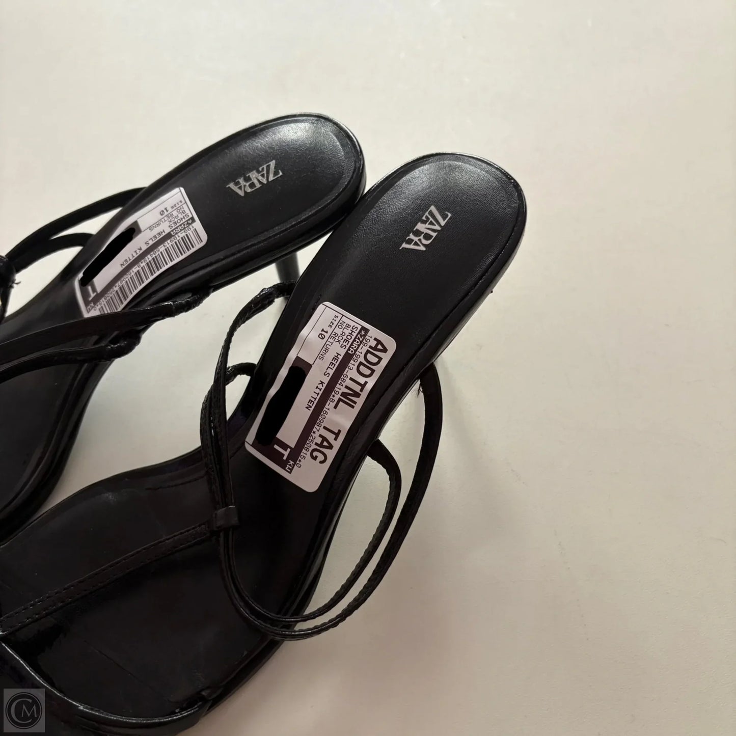 Shoes Heels Kitten By Zara In Black, Size: 10