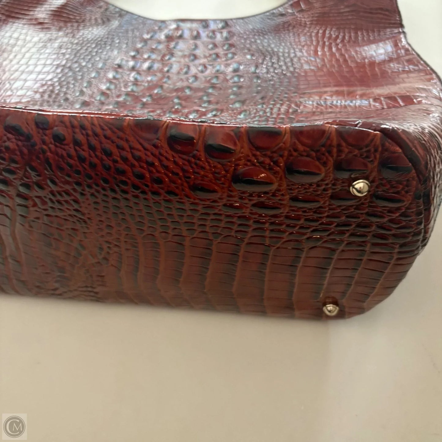 Handbag Designer By Brahmin, Size: Large