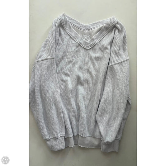 Sweatshirt Crewneck By Aerie In White, Size: 2x