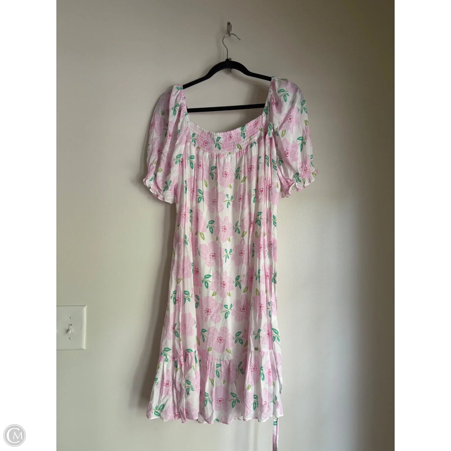 Dress Casual Midi By Draper James In Floral Print, Size: L