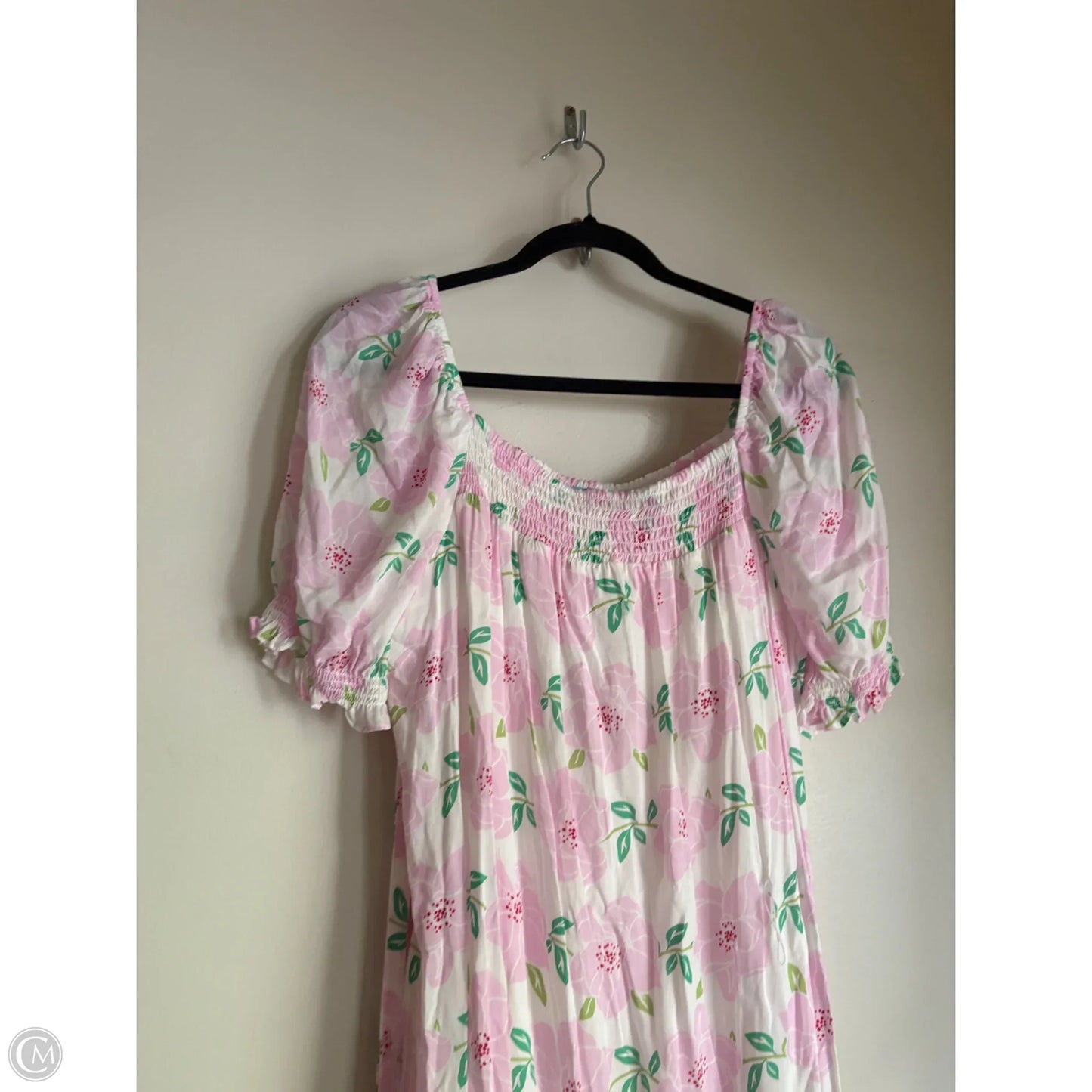Dress Casual Midi By Draper James In Floral Print, Size: L