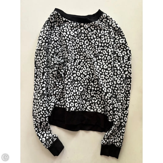 Sweatshirt Designer By Michael Kors In Animal Print, Size: L