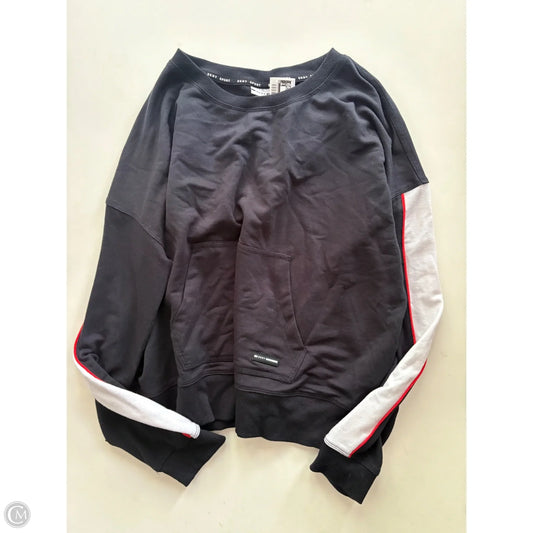 Sweatshirt Crewneck By Dkny In Black, Size: M