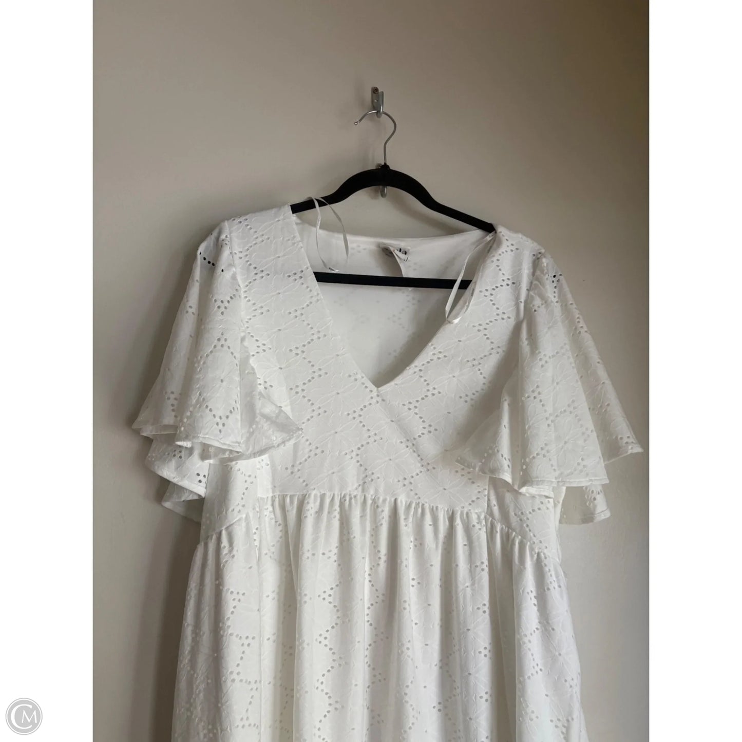 Dress Casual Midi By Arula In White, Size: Xl