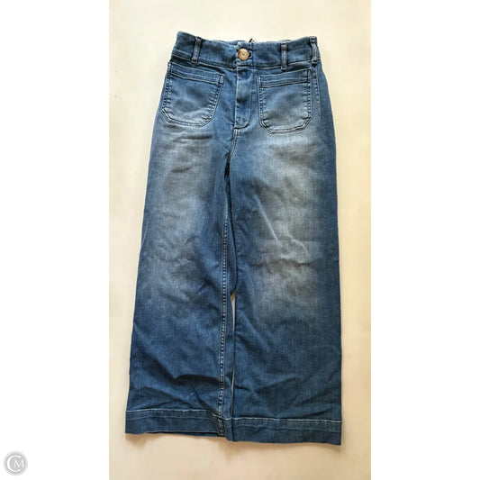 Jeans Wide Leg By Maeve In Blue, Size: 4