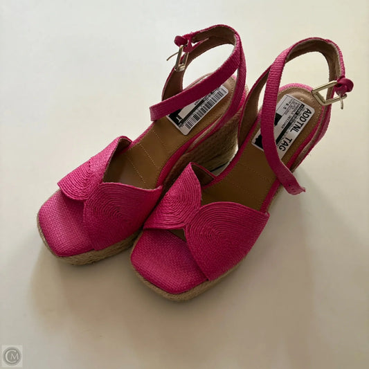 Sandals Heels Platform By Kelly And Katie In Pink, Size: 6.5