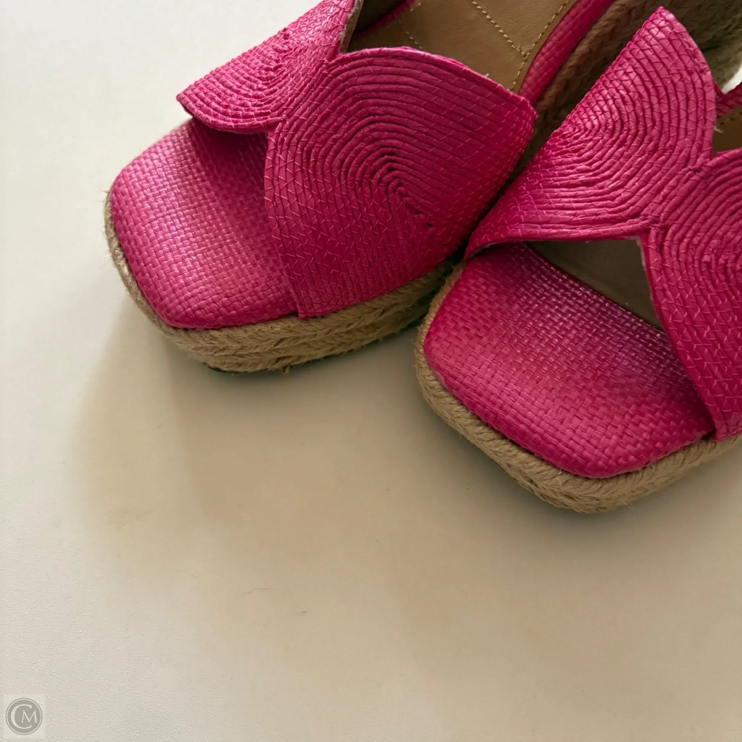 Sandals Heels Platform By Kelly And Katie In Pink, Size: 6.5