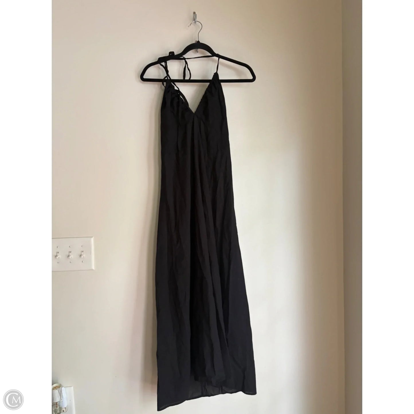 Dress Casual Maxi By H&m In Black, Size: L