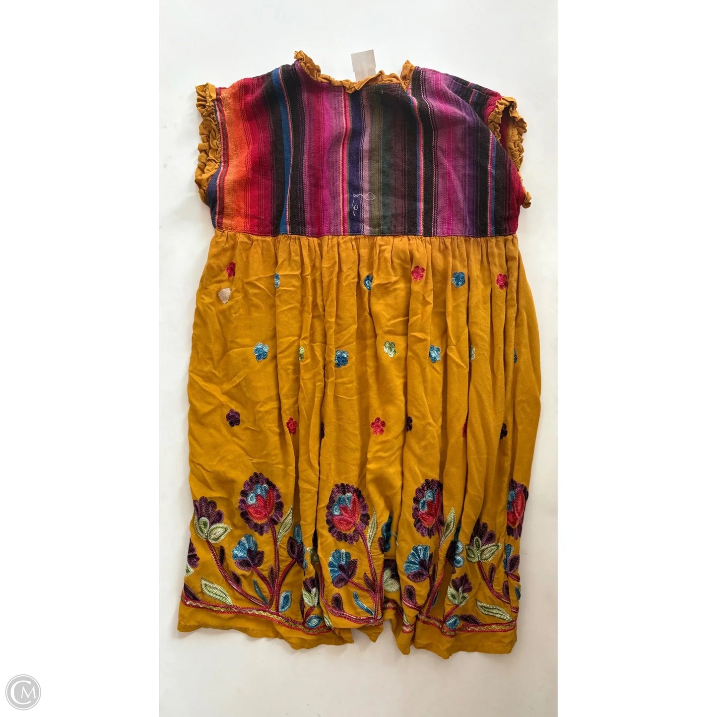 Dress Casual Midi By Uncle Frank In Multi-colored, Size: Xs