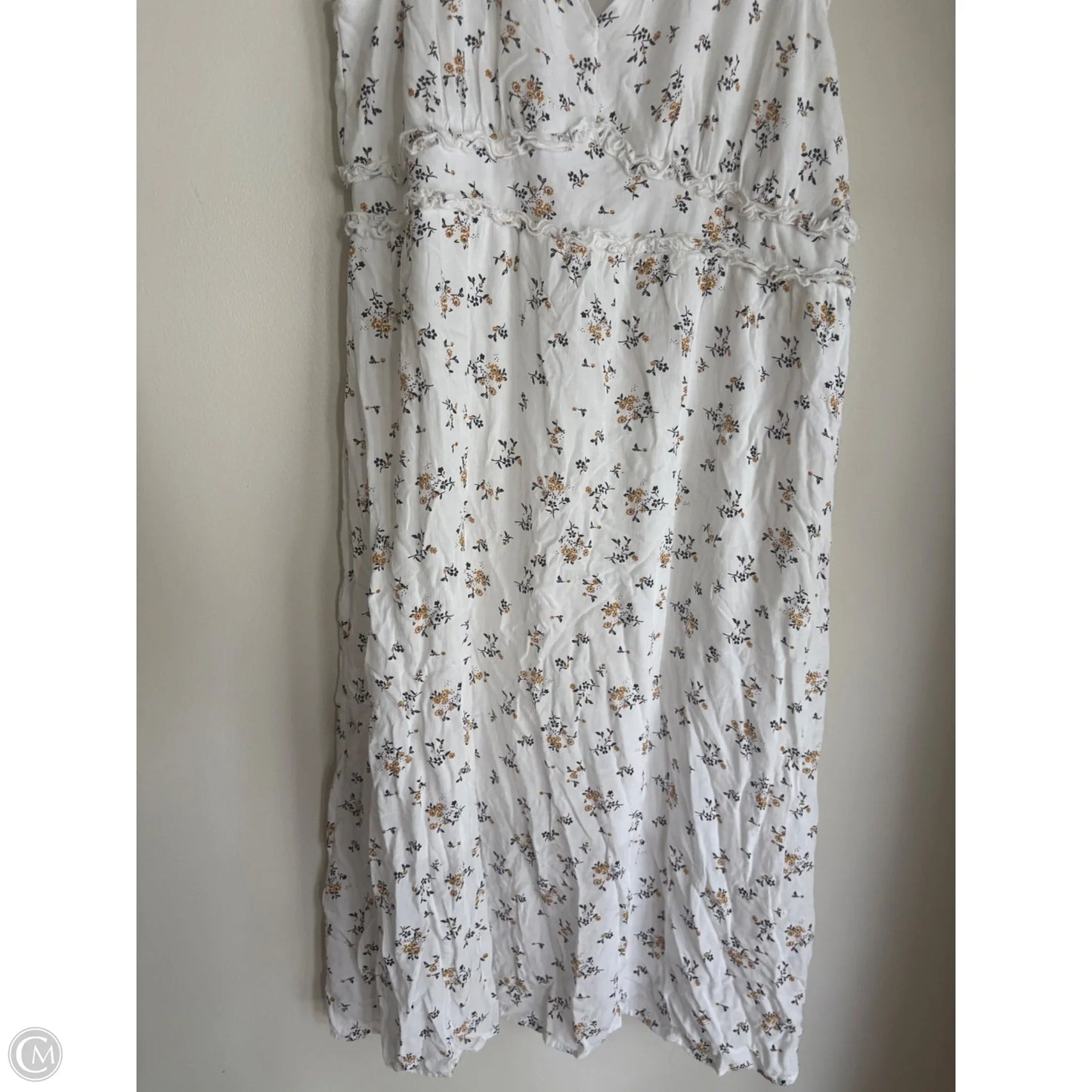 Dress Casual Midi By Ember In Floral Print, Size: 1x