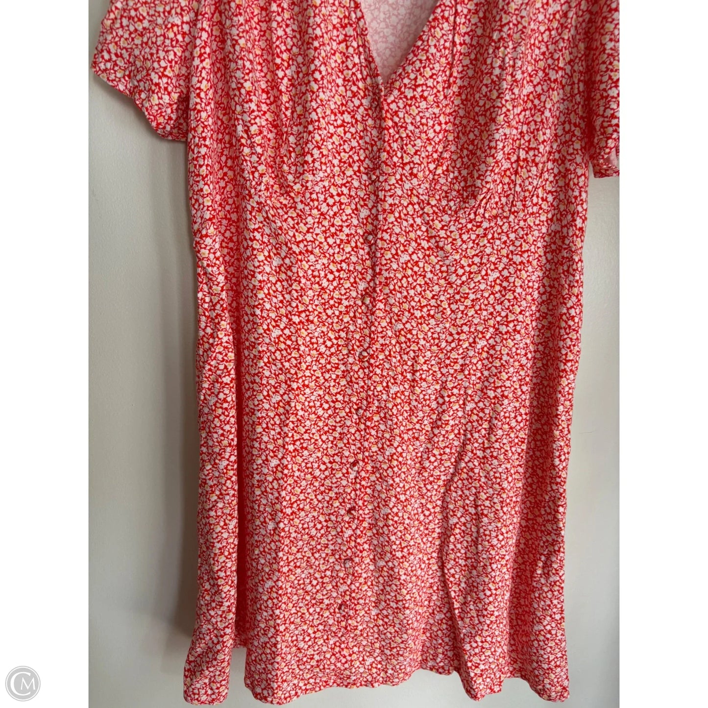 Dress Casual Midi By Old Navy In Orange, Size: Xl