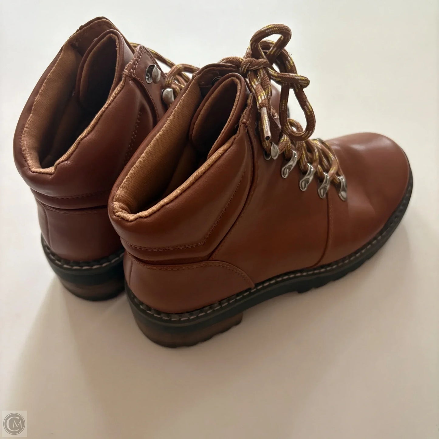 Boots Ankle Heels By Universal Thread In Brown, Size: 6.5