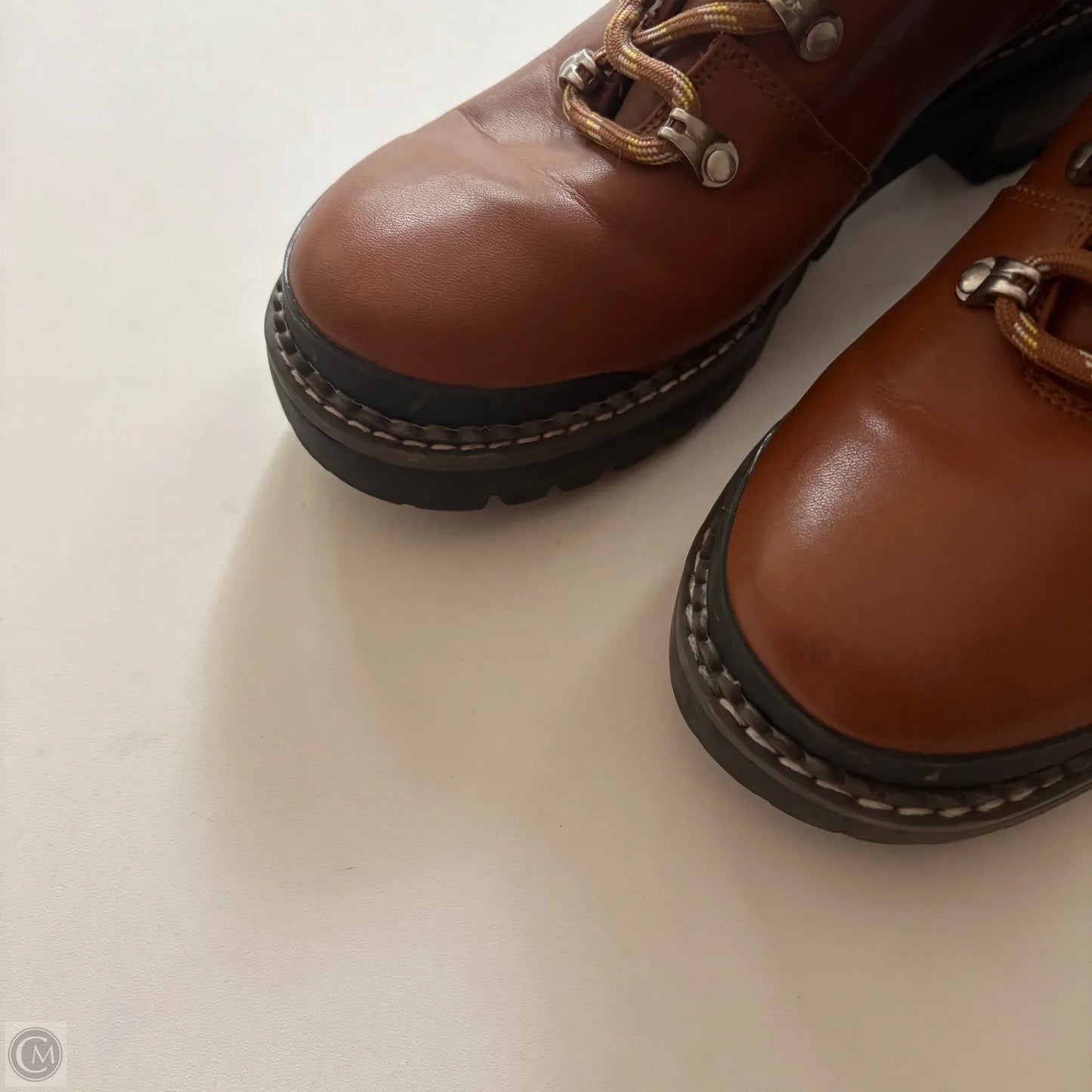 Boots Ankle Heels By Universal Thread In Brown, Size: 6.5
