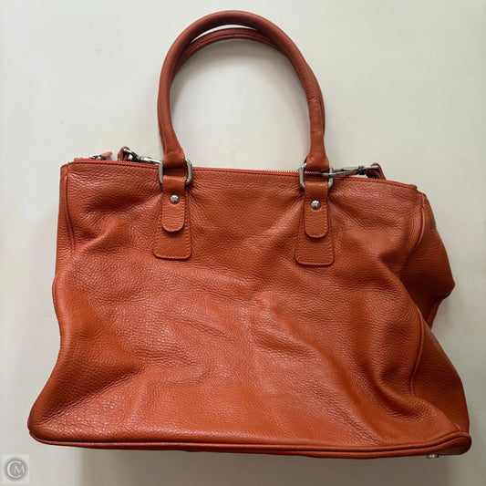 Handbag Leather By Claudia Firenze, Size: Large