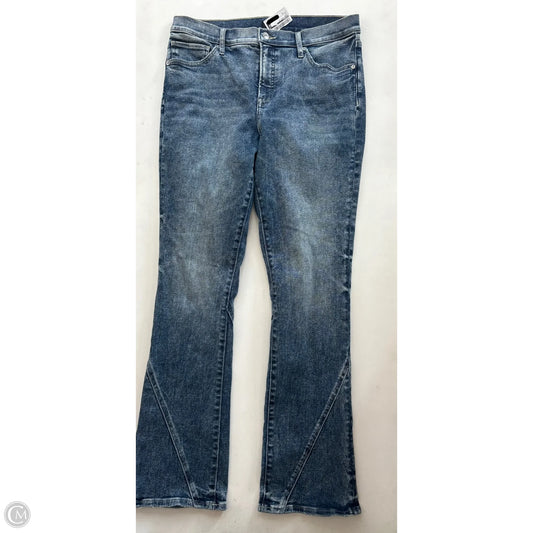 Jeans Wide Leg By Express In Blue, Size: 14