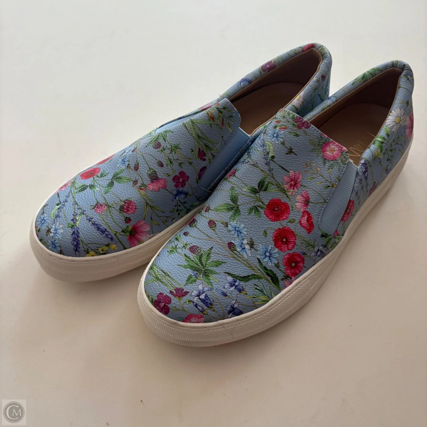 Shoes Flats By Iman Hsn In Floral Print, Size: 10