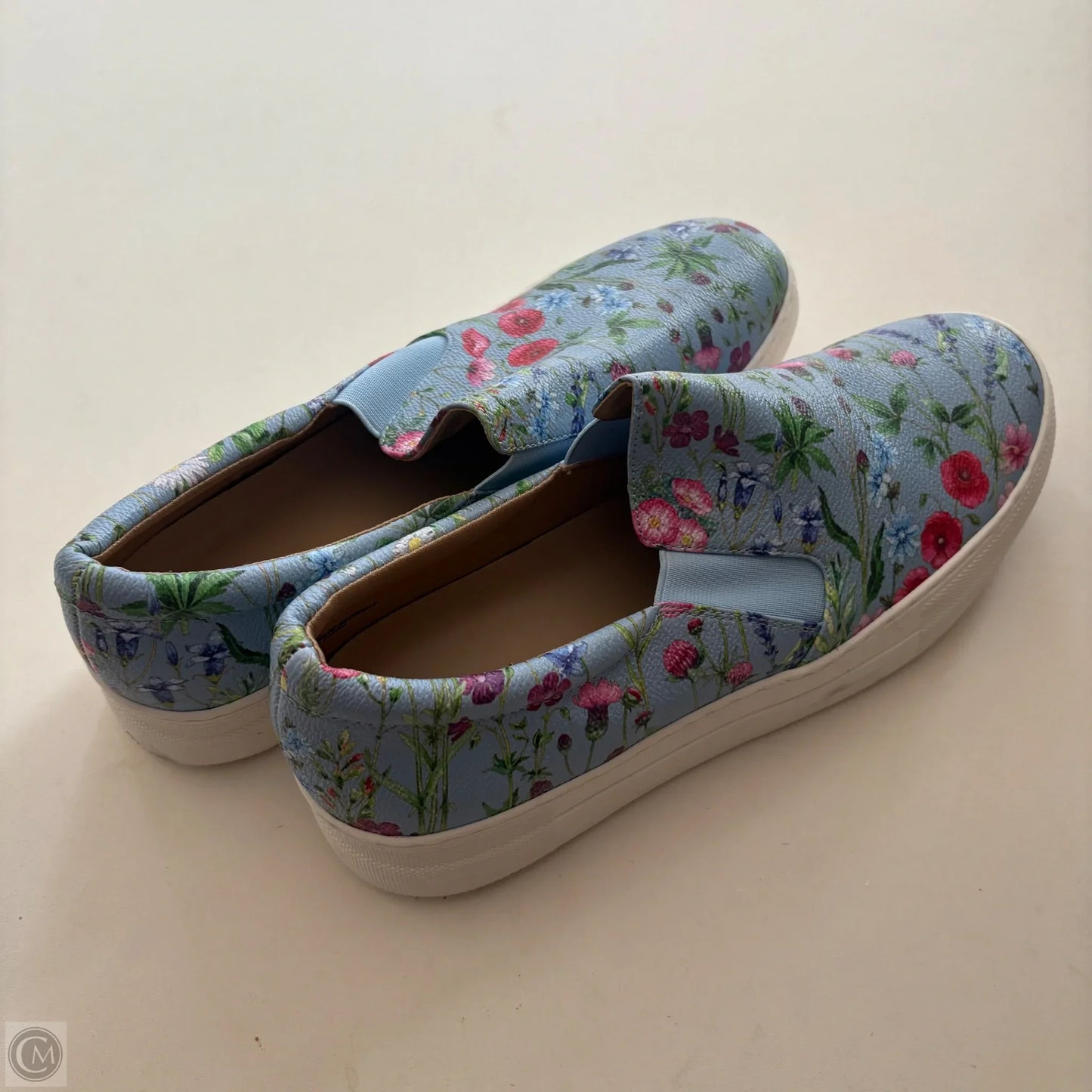 Shoes Flats By Iman Hsn In Floral Print, Size: 10