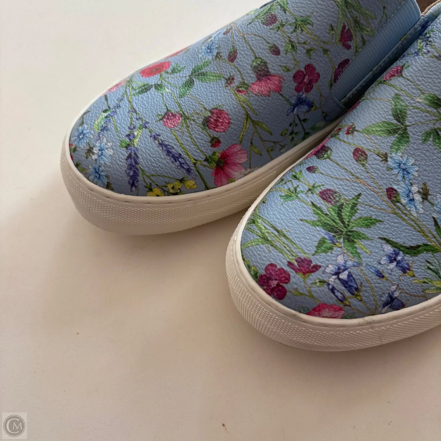 Shoes Flats By Iman Hsn In Floral Print, Size: 10