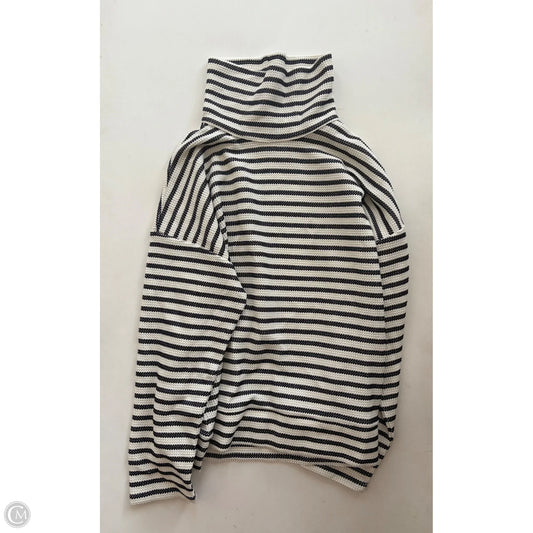 Top Long Sleeve By Talbots In Striped Pattern, Size: L