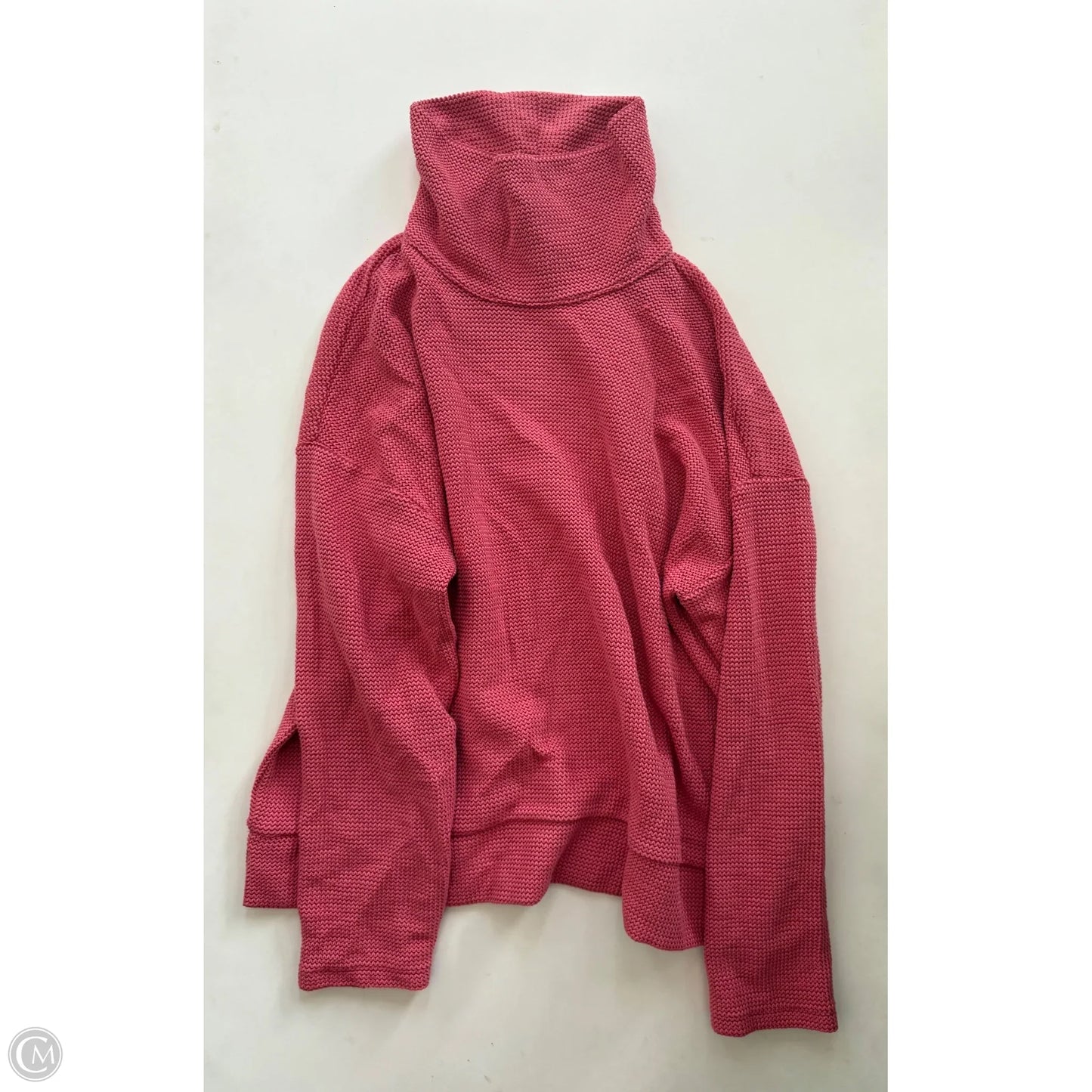 Top Long Sleeve By Talbots In Pink, Size: L