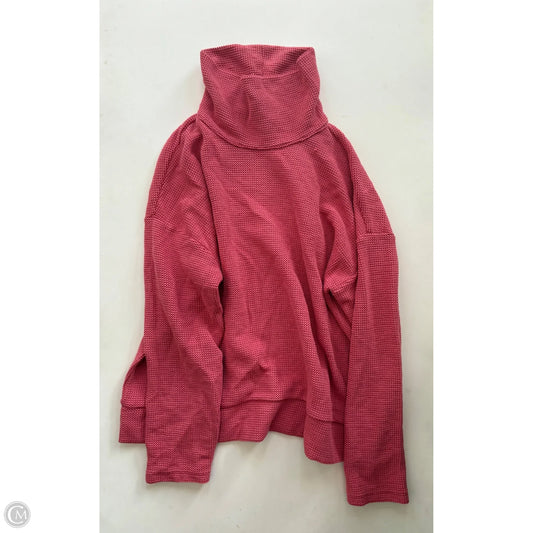 Top Long Sleeve By Talbots In Pink, Size: L