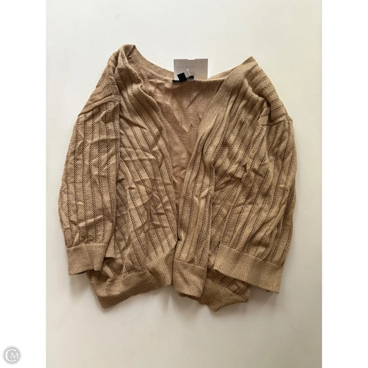 Sweater Short Sleeve By Talbots In Brown, Size: Xl