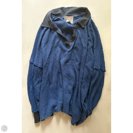Top Long Sleeve By We The Free In Blue, Size: S