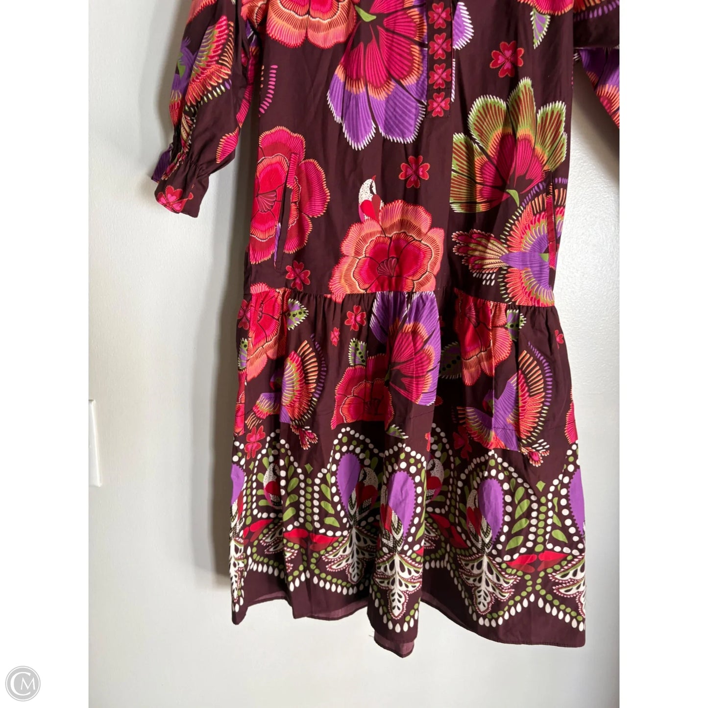 Dress Casual Maxi By Maude Vivante In Floral Print, Size: S