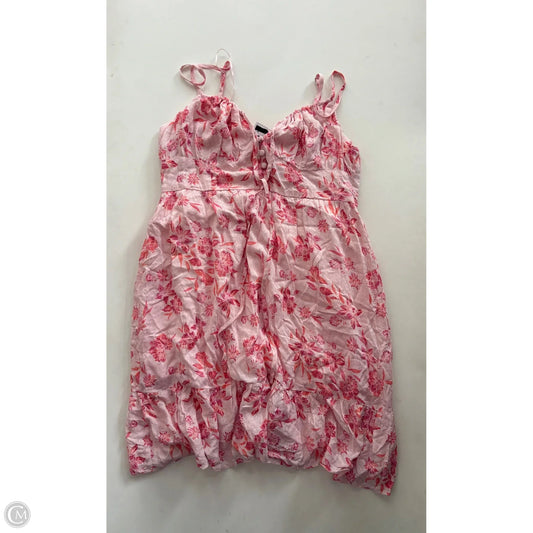 Dress Casual Short By Promesa In Pink, Size: L