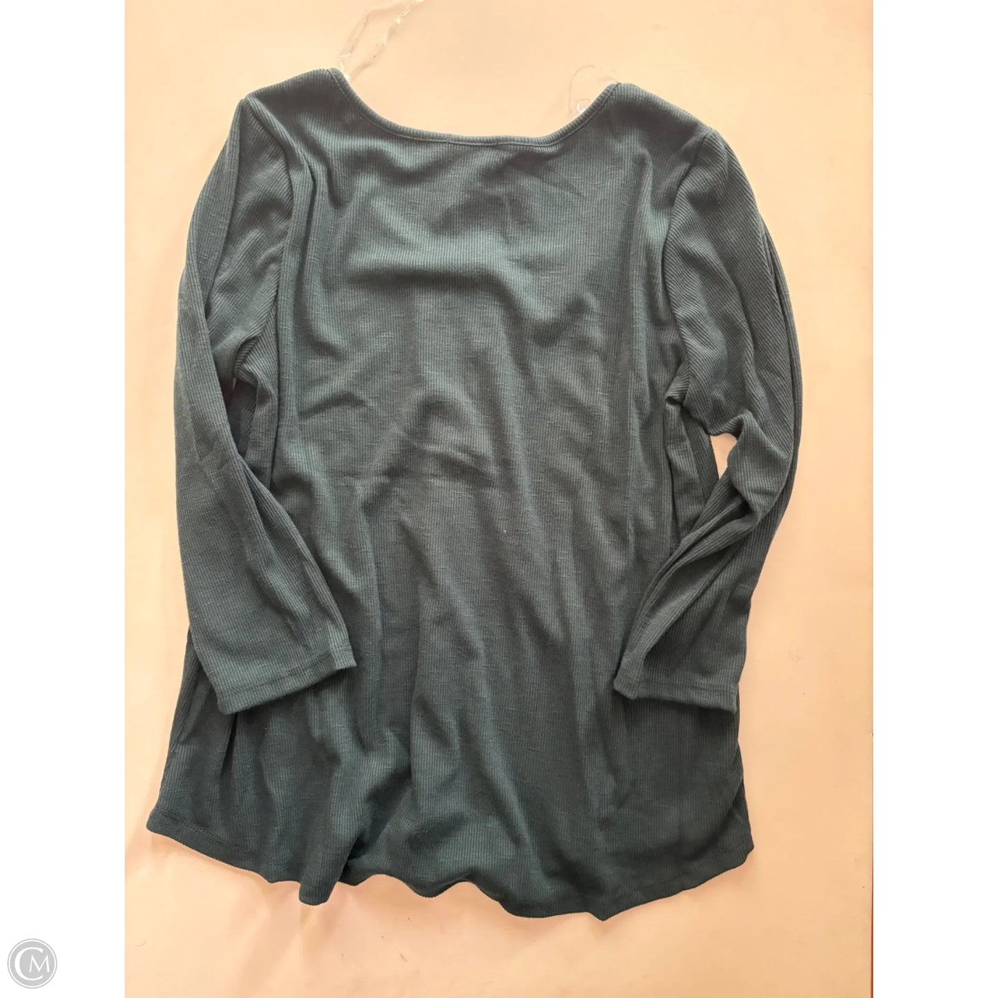 Top Long Sleeve By Entro In Green, Size: L